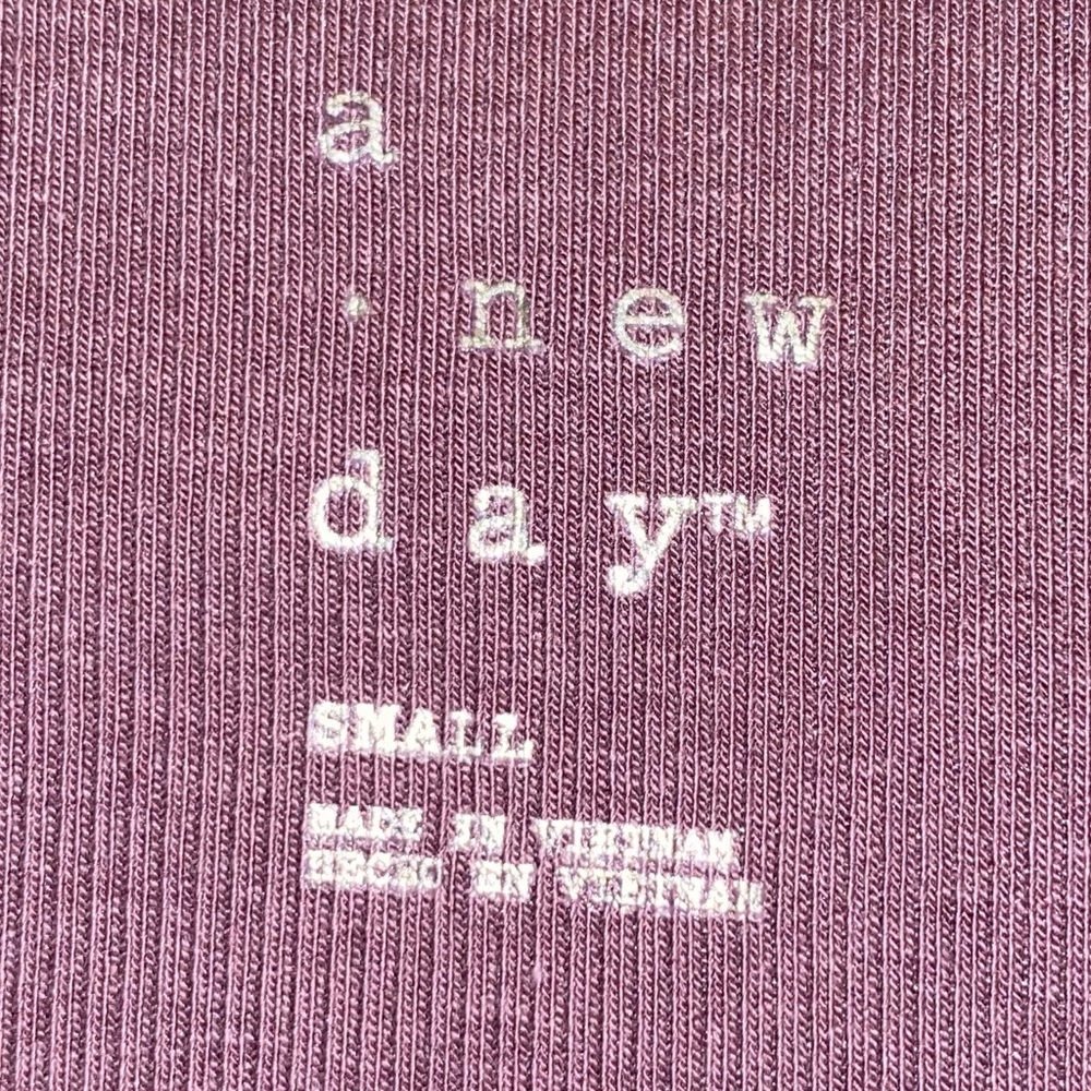 A New Day - Women's Sleeveless Rib Knit Ballet Purple Dress (NWT) Size: … - Picture 9 of 14